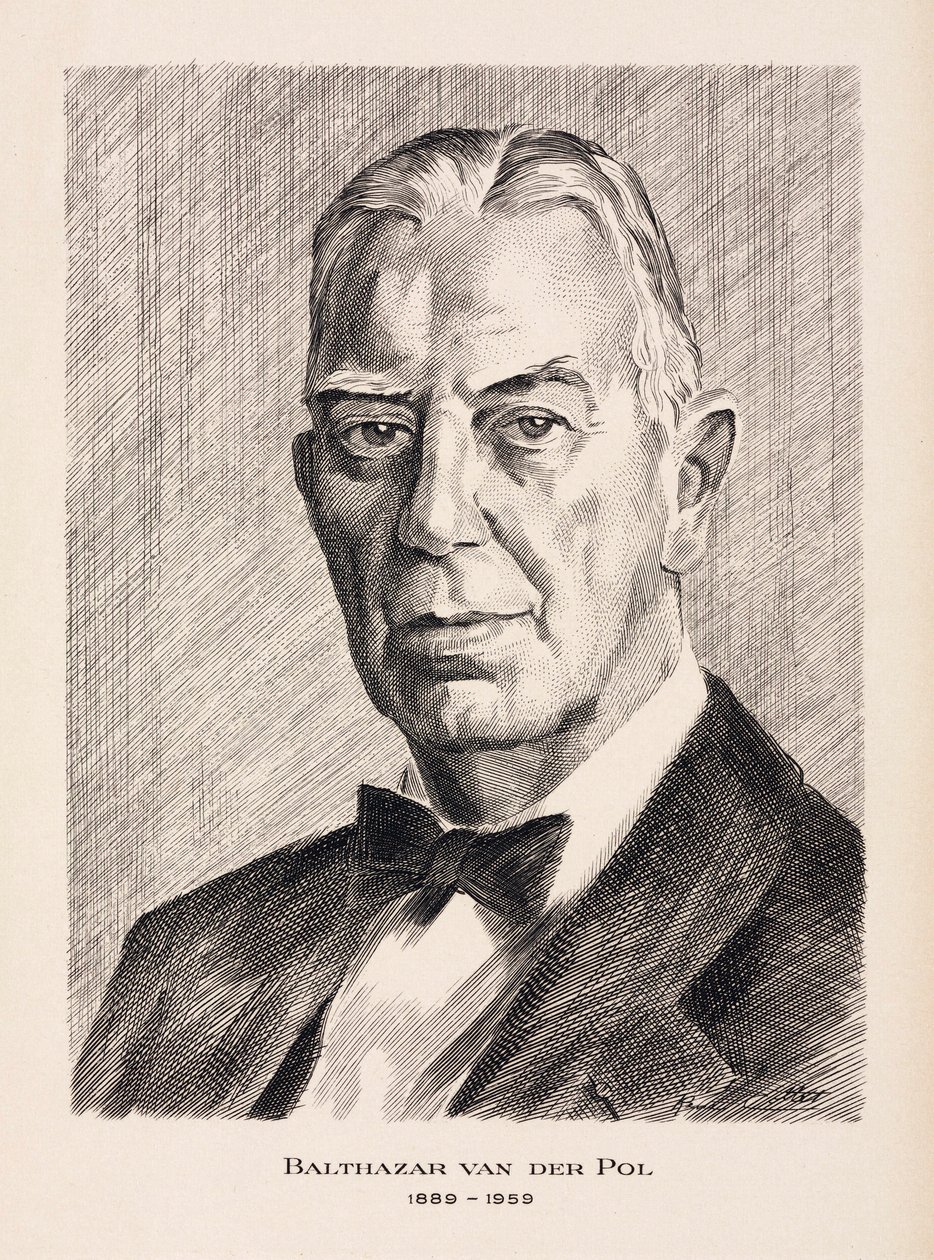 Balthazar van der Pol, Dutch electrical engineer by Unbekannt