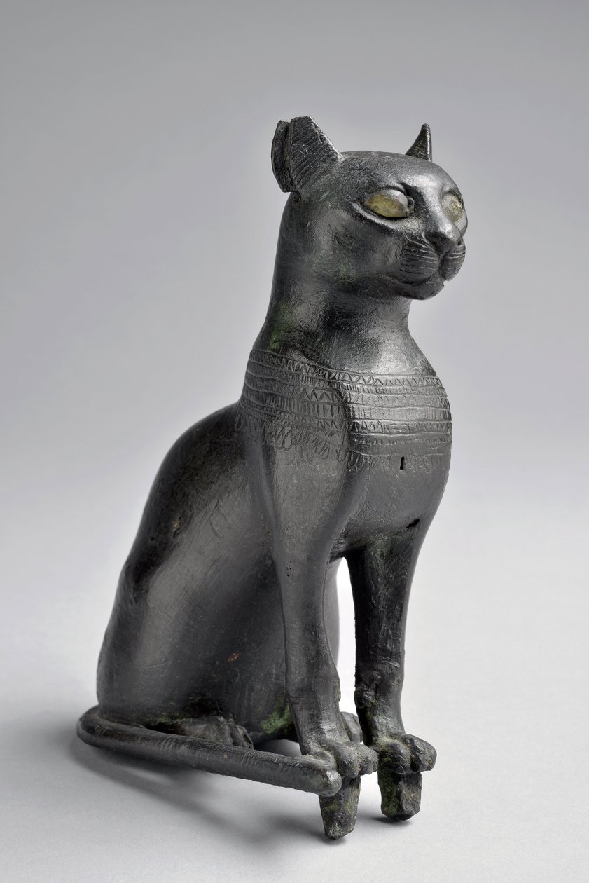 Bastet (Statuette bronze mold, Low Epoque, Egypt) by Unbekannter Künstler