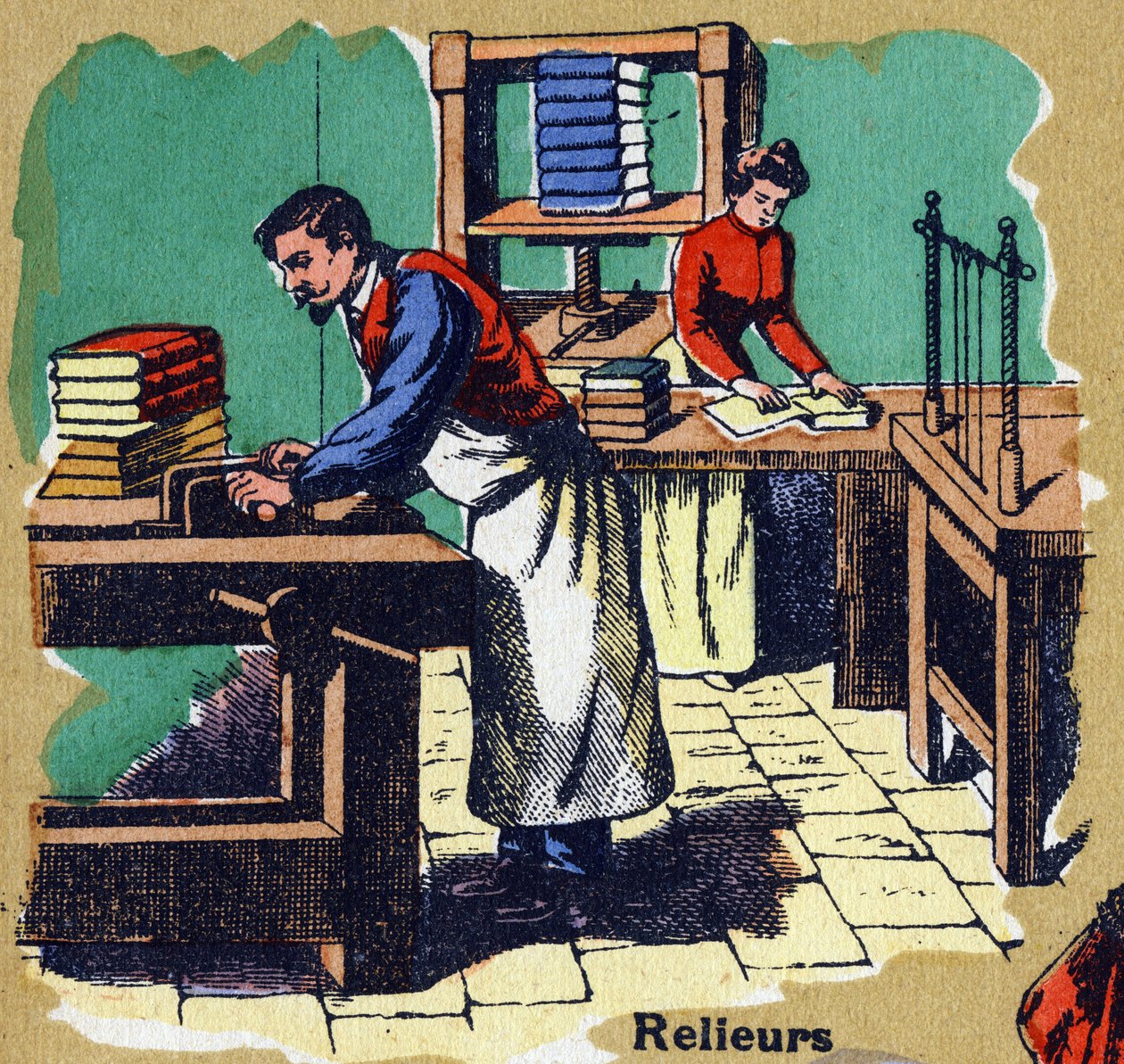 Binders. Illustrated alphabet. Imageries reunited in Jarville-Nancy, beginning of the 20th century by Unbekannt