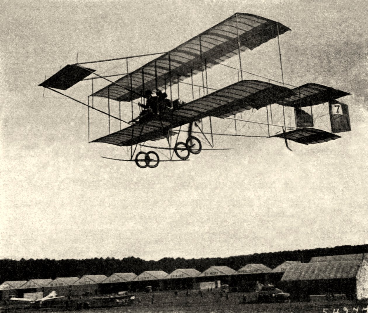 Biplane, early 20th century by Unbekannter Künstler