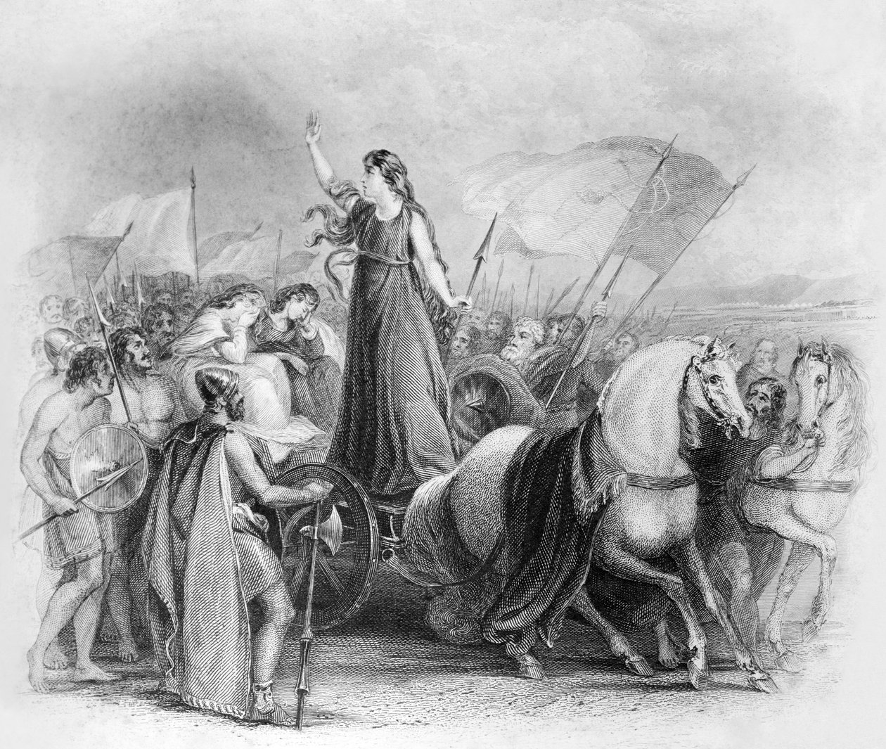 Boudica / Boadicea by Unbekannter Künstler