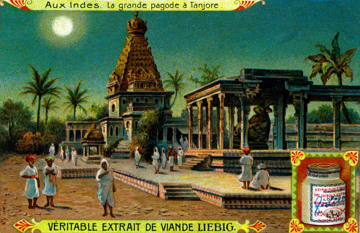 Brihadeeswarar Temple in Thanjavur, India by Unbekannter Künstler