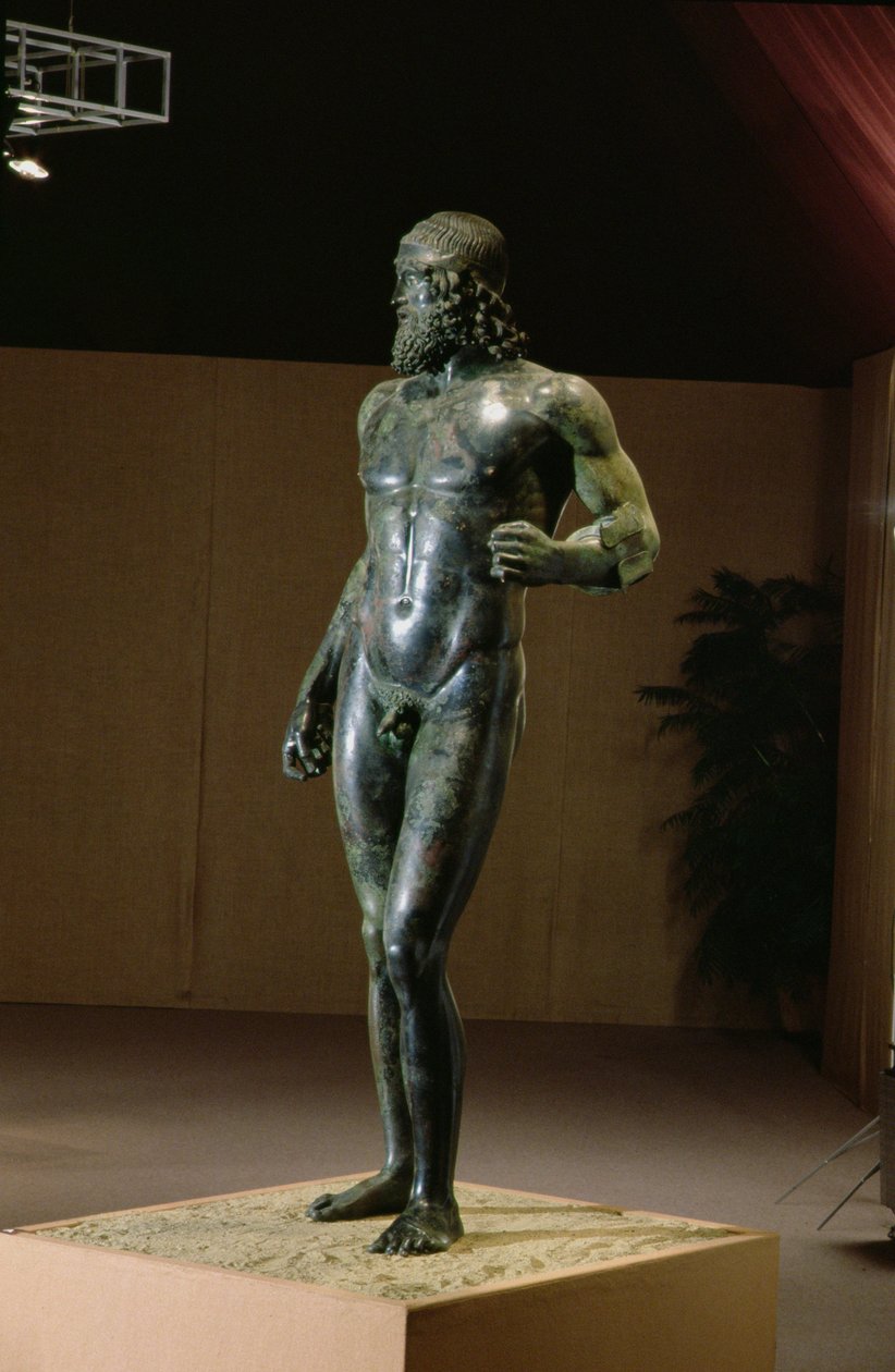 Bronze Soldier, retrieved from the Sea at Riace, Sicily, 5th century BC by Unbekannt