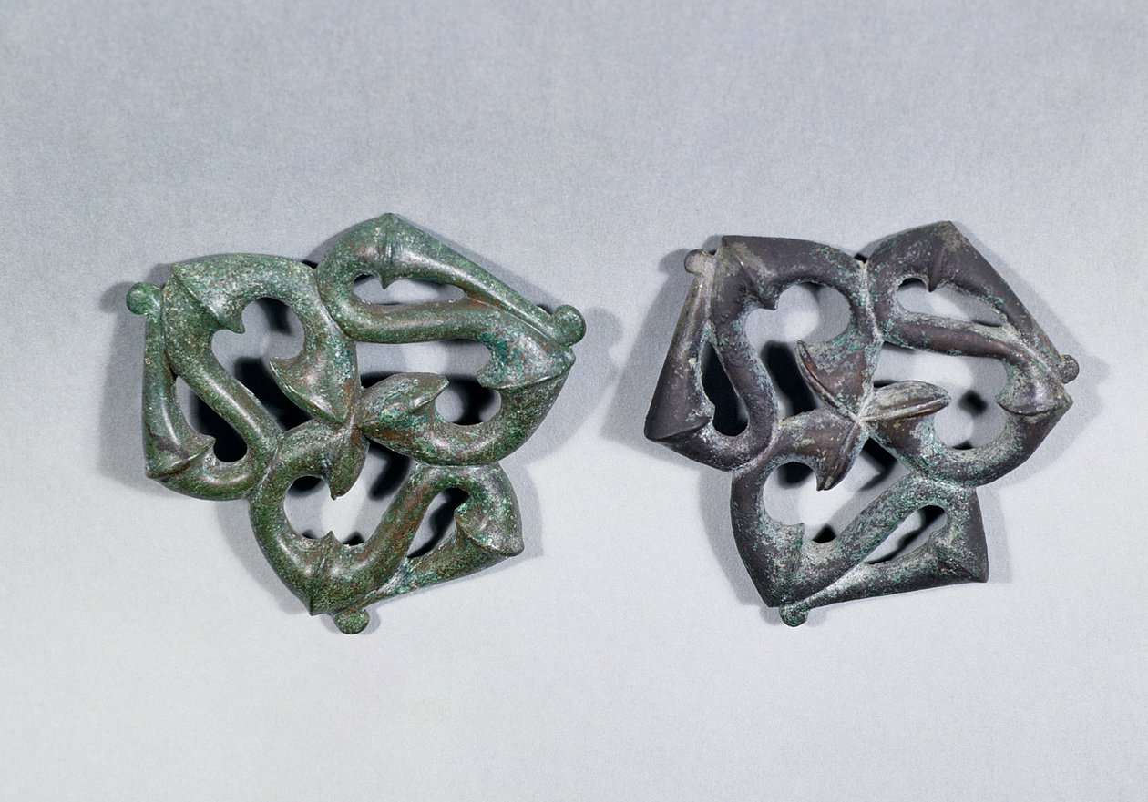 Bronze harness mounts from South Shields, late 2nd century AD by Unbekannt