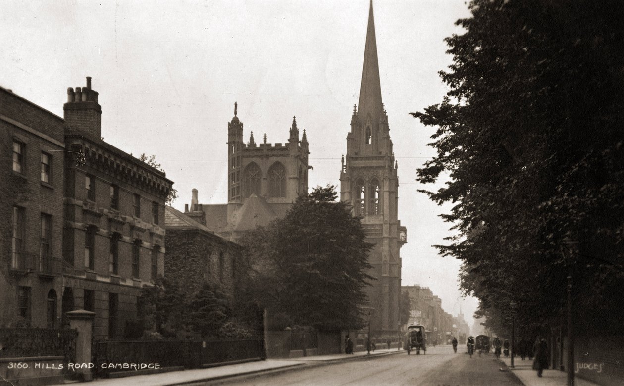 Cambridge - Showing Hills Road in the Early 1900s by Unbekannter Künstler