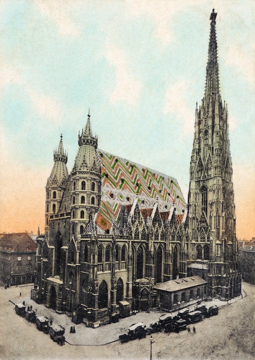 Cathedral and Metropolitan Parish Church of St. Stephen, Vienna by Unbekannter Künstler