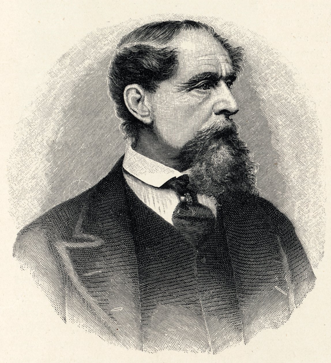 Charles Dickens - Portrait by Unbekannter Künstler