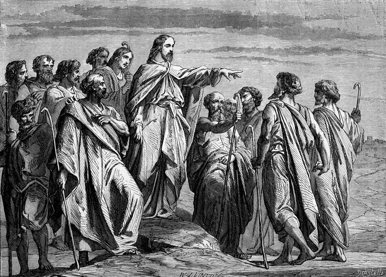Christ Sending Forth the Apostles by Unbekannter Künstler
