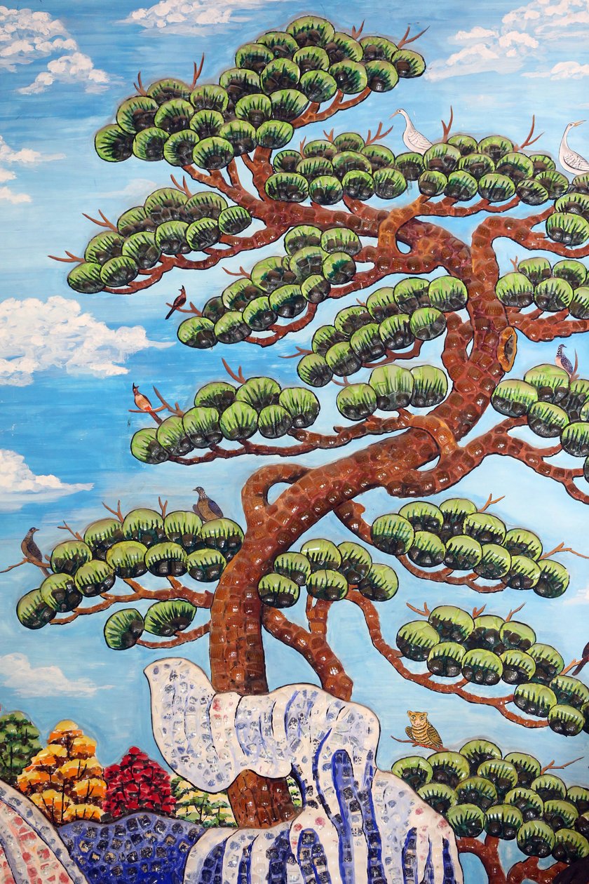Chua Buu Dai Son Buddhist pagoda, Tree, Danang, Vietnam by Unbekannt