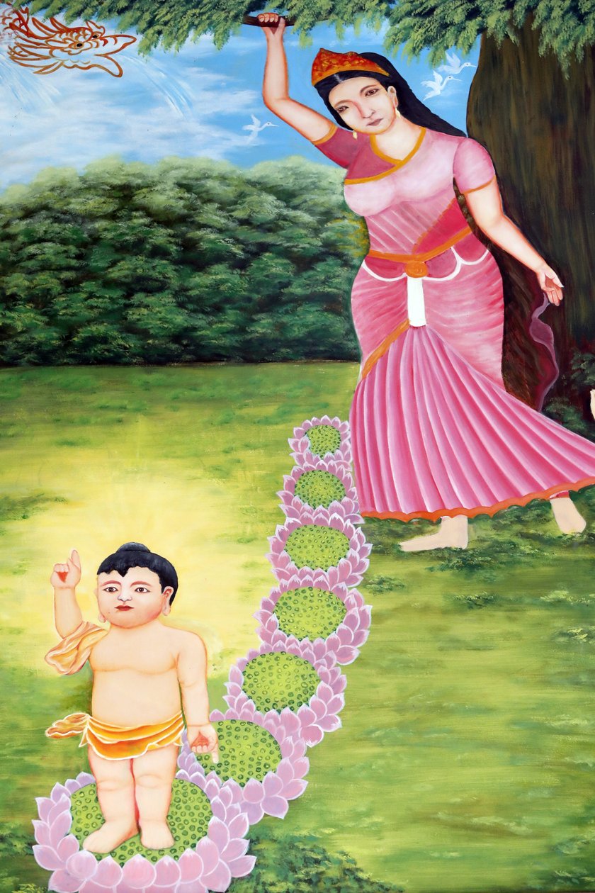 The birth shop of siddhartha gautama