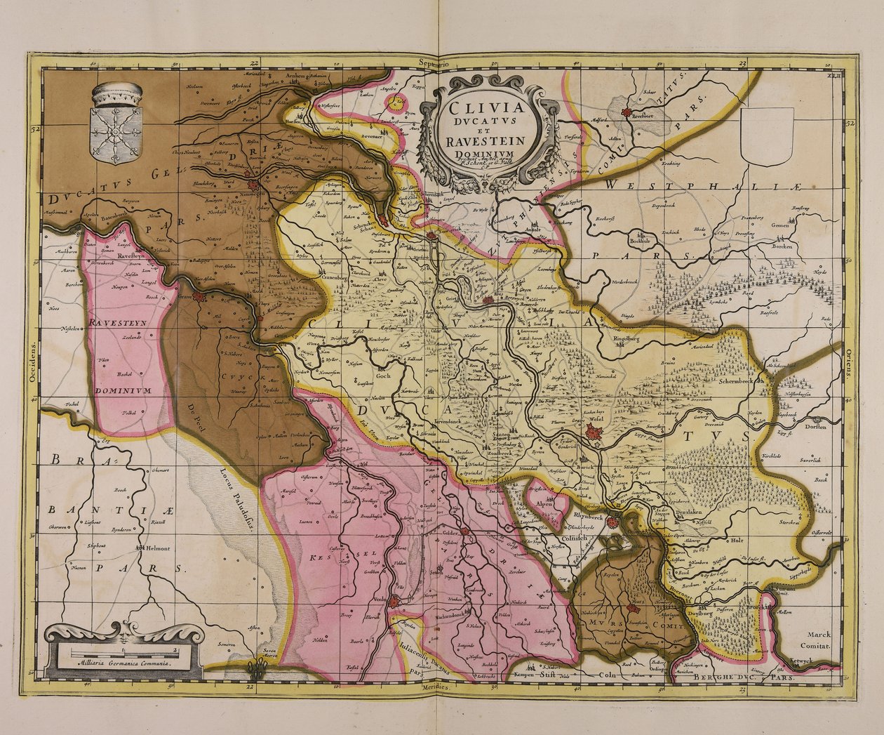 Cliuia Ducatus et Rauestein Dominium by Unbekannter Künstler