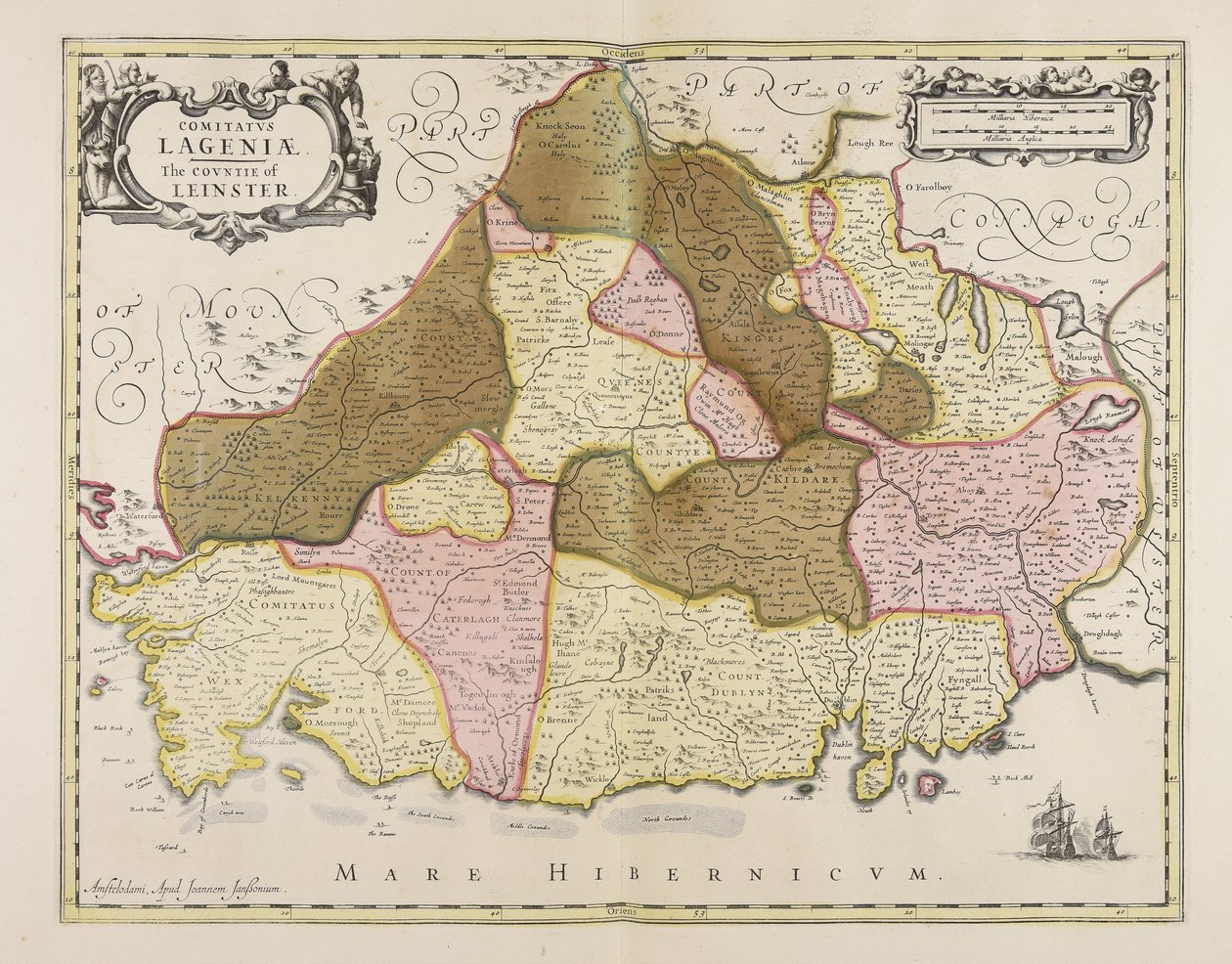 The County of Leinster by Unbekannter Künstler
