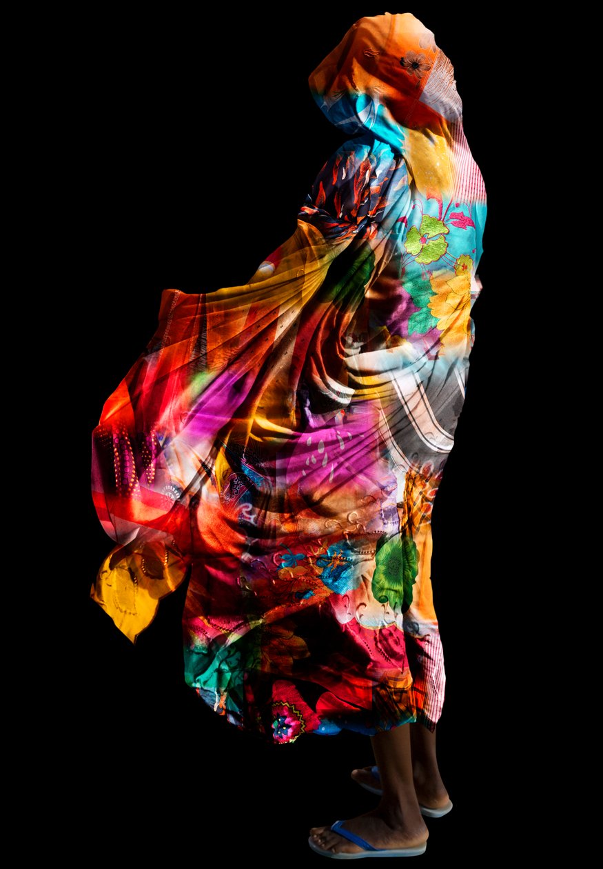 Composite image; to represent the clothing removed so these women could be raped, Darfur conflict a new look at genocide, part of a series, Sudan, Africa by Unbekannter Künstler
