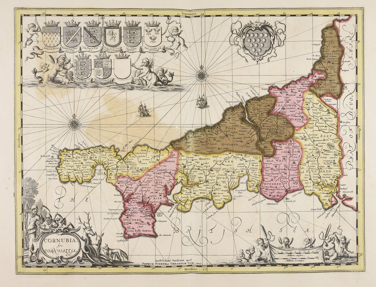 Cornubia or Cornwall by Unbekannter Künstler
