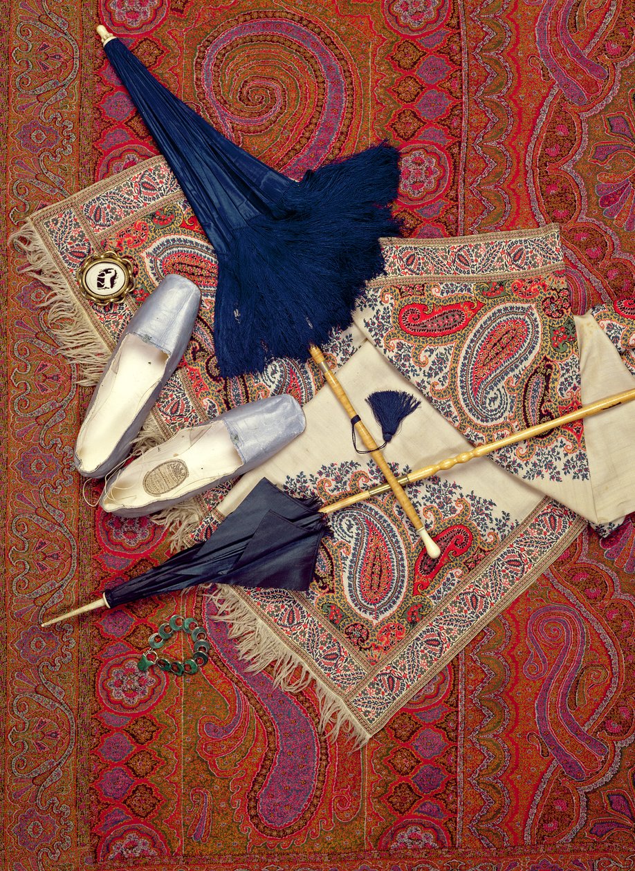 Costume Accessories 1845-70, Including Shoes by Slade of Cheltenham and Jewellery by Unbekannt