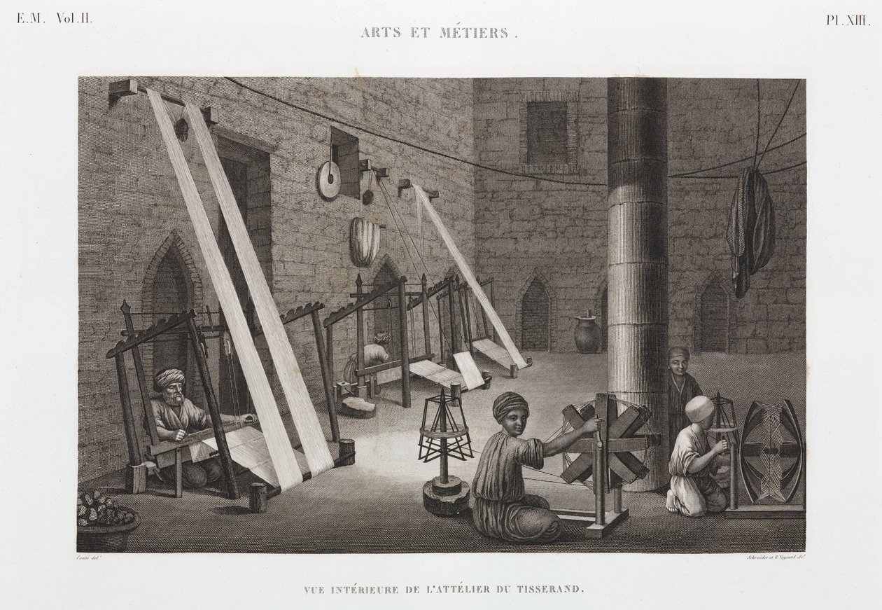 Cotton and Silk Weaving, Weaver