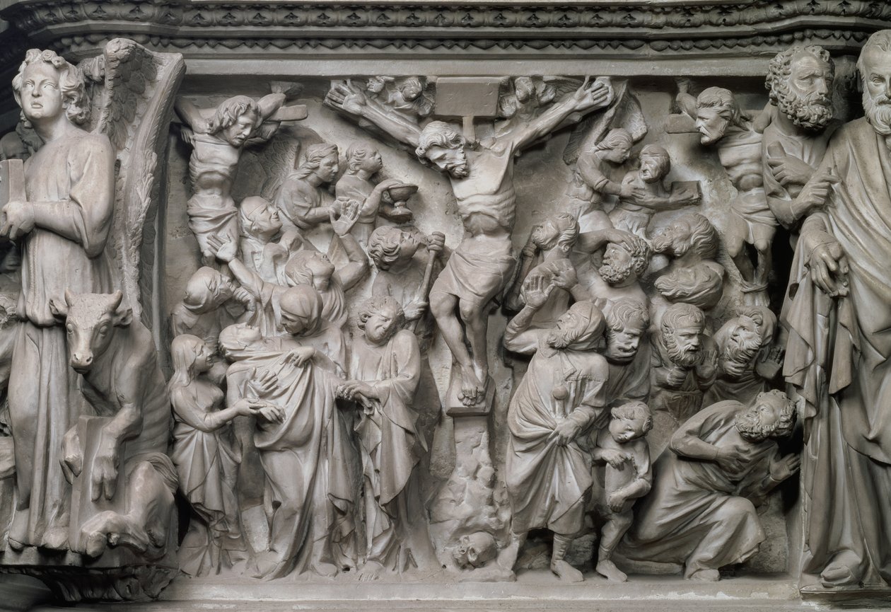 Crucifixion scene (detail) by Unbekannter Künstler
