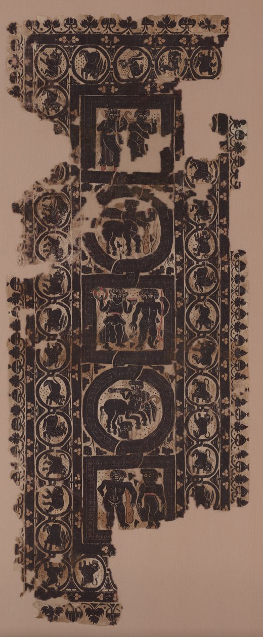 Curtain Panel with Scenes of Merrymaking by Unbekannt