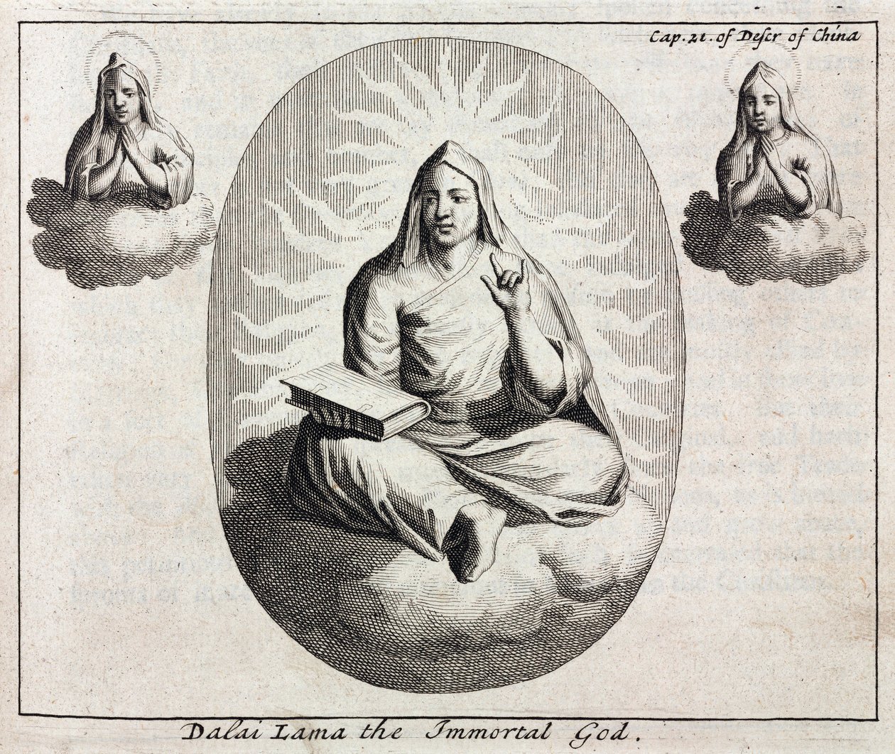 Dalai Lama the Immortal God, c 1700 by Unbekannt