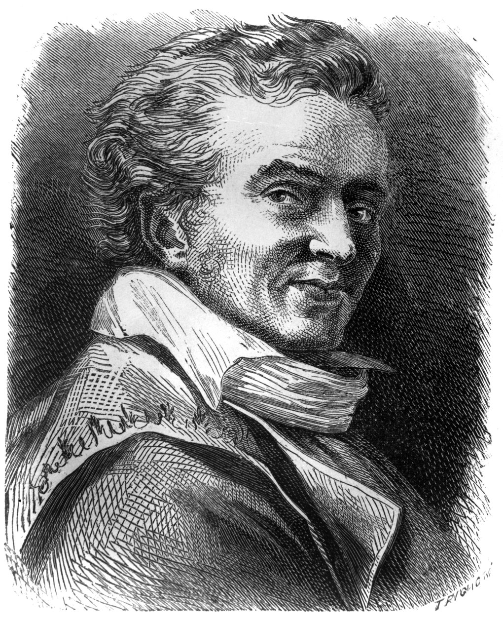 Dominique Vivant Denon (1747-1825) French writer engraver and administrator of Louvre museum by Unbekannter Künstler