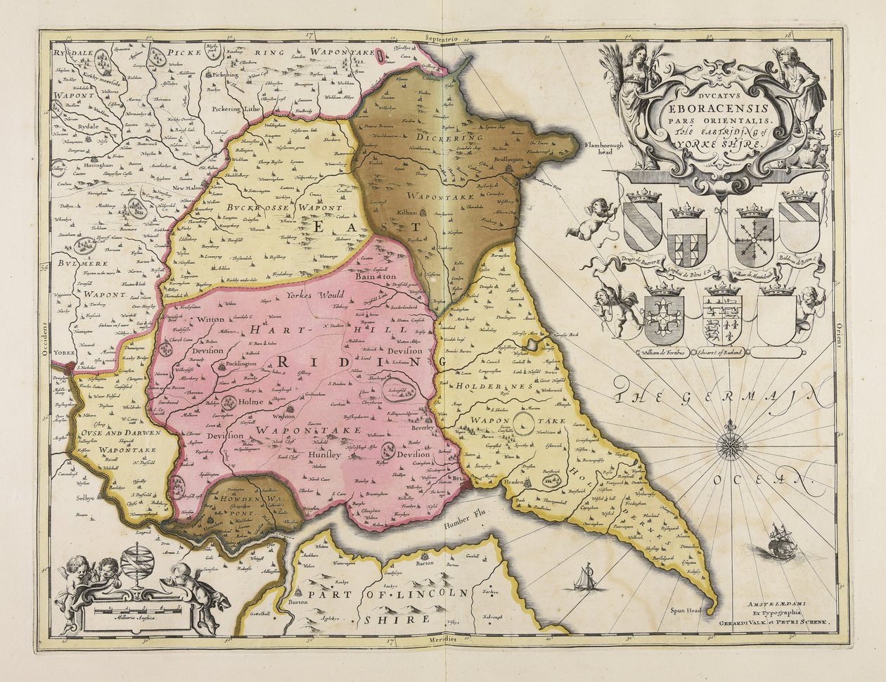 The Eastriding of Yorke shire by Unbekannter Künstler