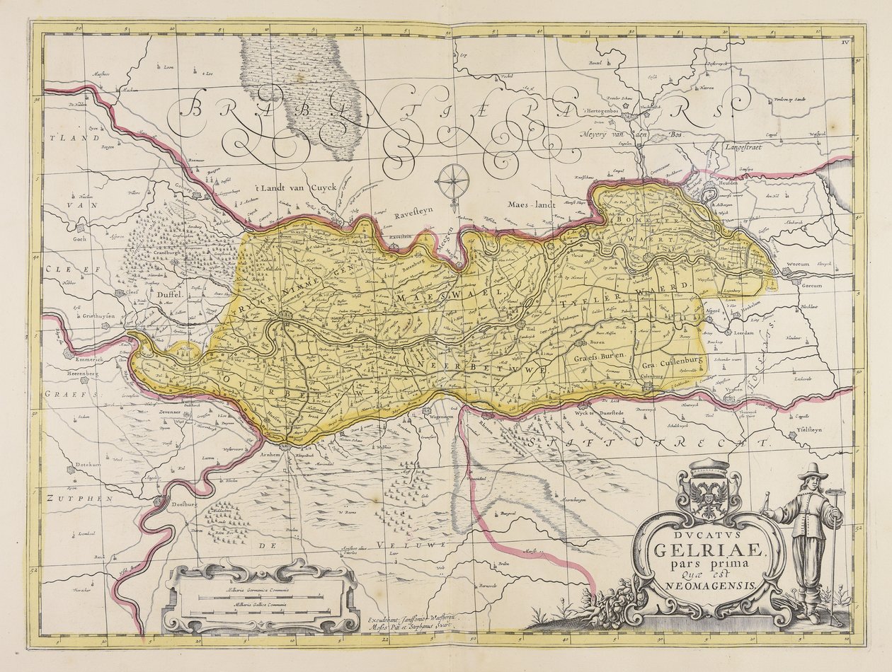 First Part of the Duchy of Guelders, Which is Nijmegen, by Barthold Wicheringe by Unbekannter Künstler