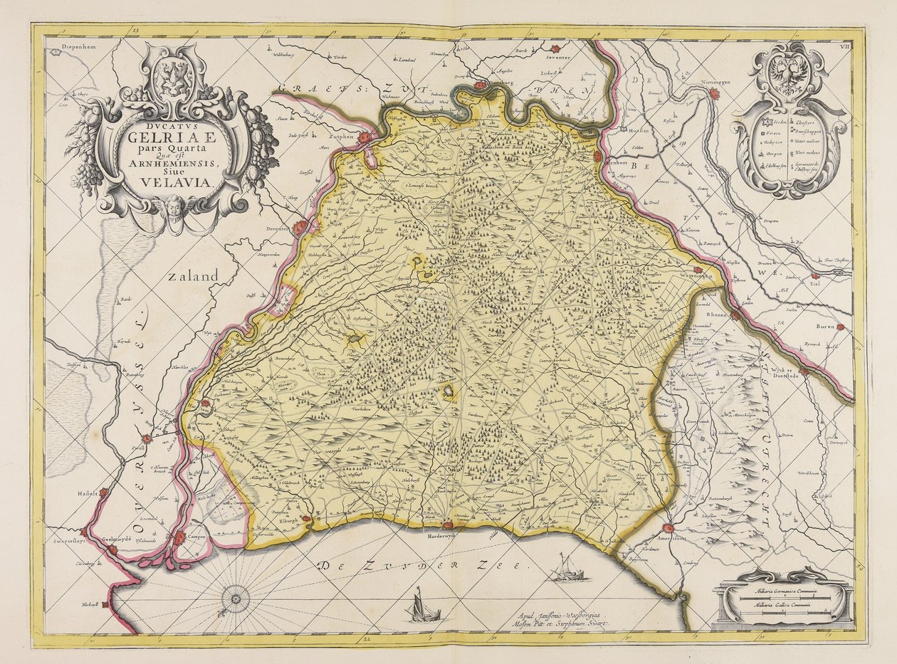 Duchy of Guelders, Fourth Part, Arnhem or Veluwe by Unbekannter Künstler