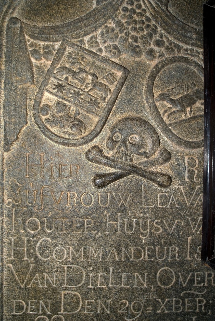 Dutch gravestone in St. Francis Church by Unbekannt