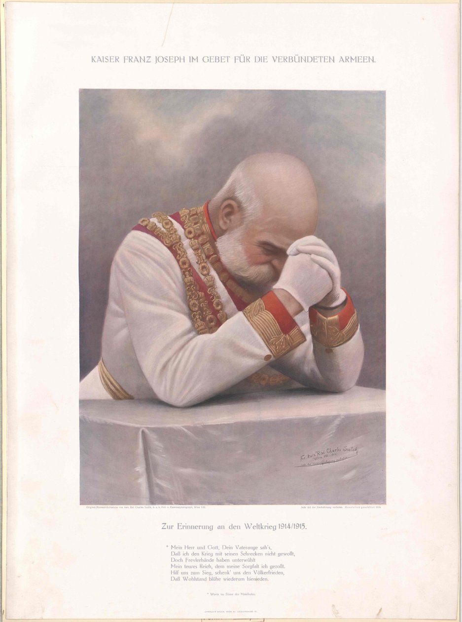 Emperor of Austria Franz Joseph I by Unbekannter Künstler