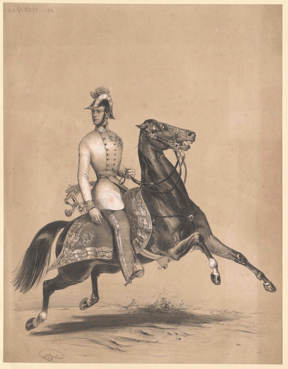 Emperor of Austria Franz Joseph I by Unbekannter Künstler
