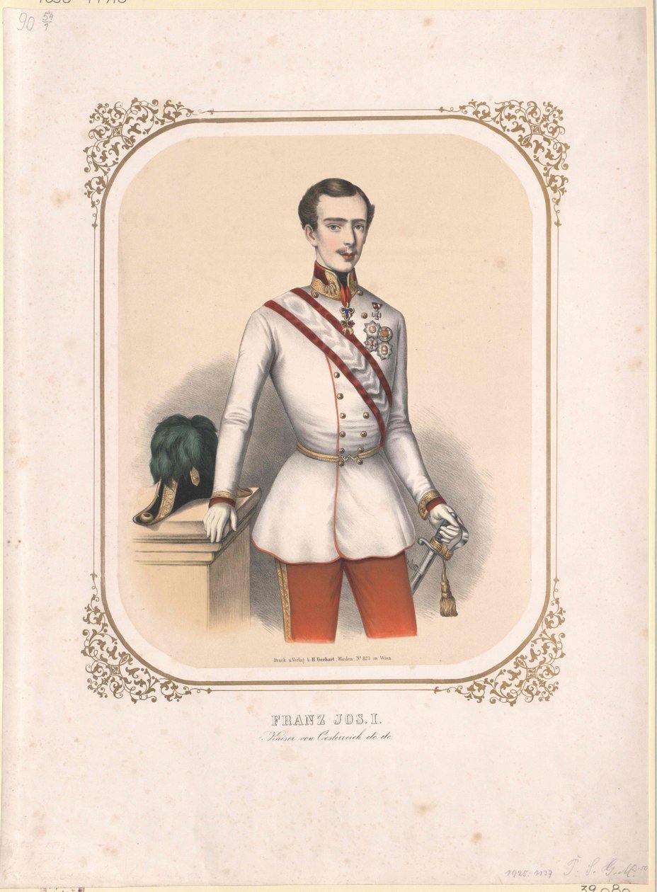 Emperor of Austria Franz Joseph I by Unbekannter Künstler