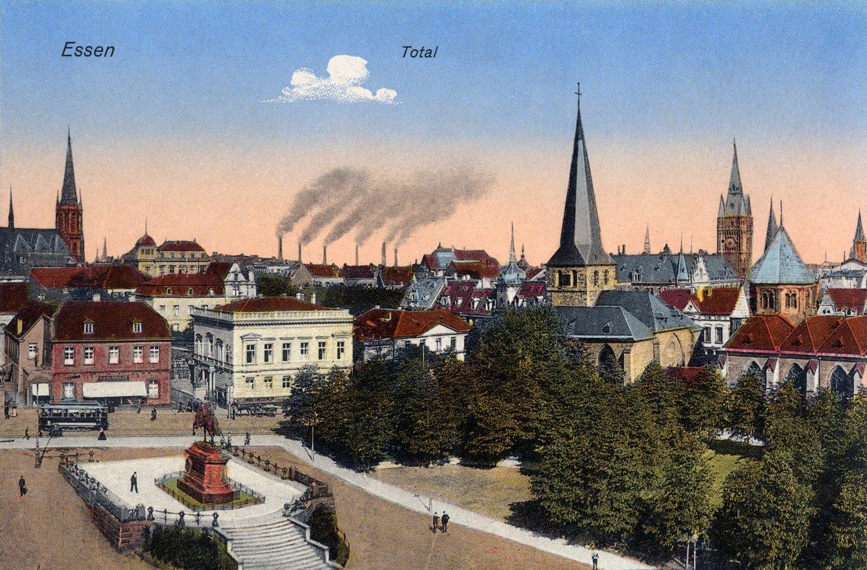 Essen, Germany - View of the city centre, early 20th century by Unbekannter Künstler