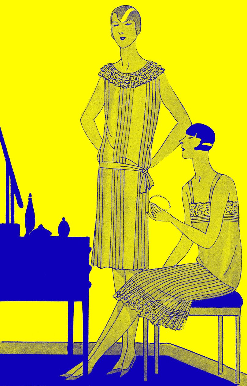 Fashion: lingerie in spring 1928 by Unbekannter Künstler