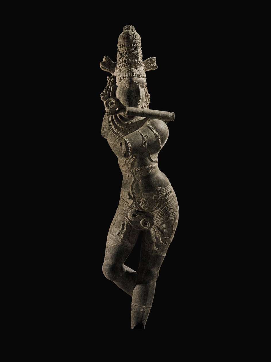 Figure of Venugopala, South India, late Chola / early Vijayanagar period, late 13th / early 14th century by Unbekannt