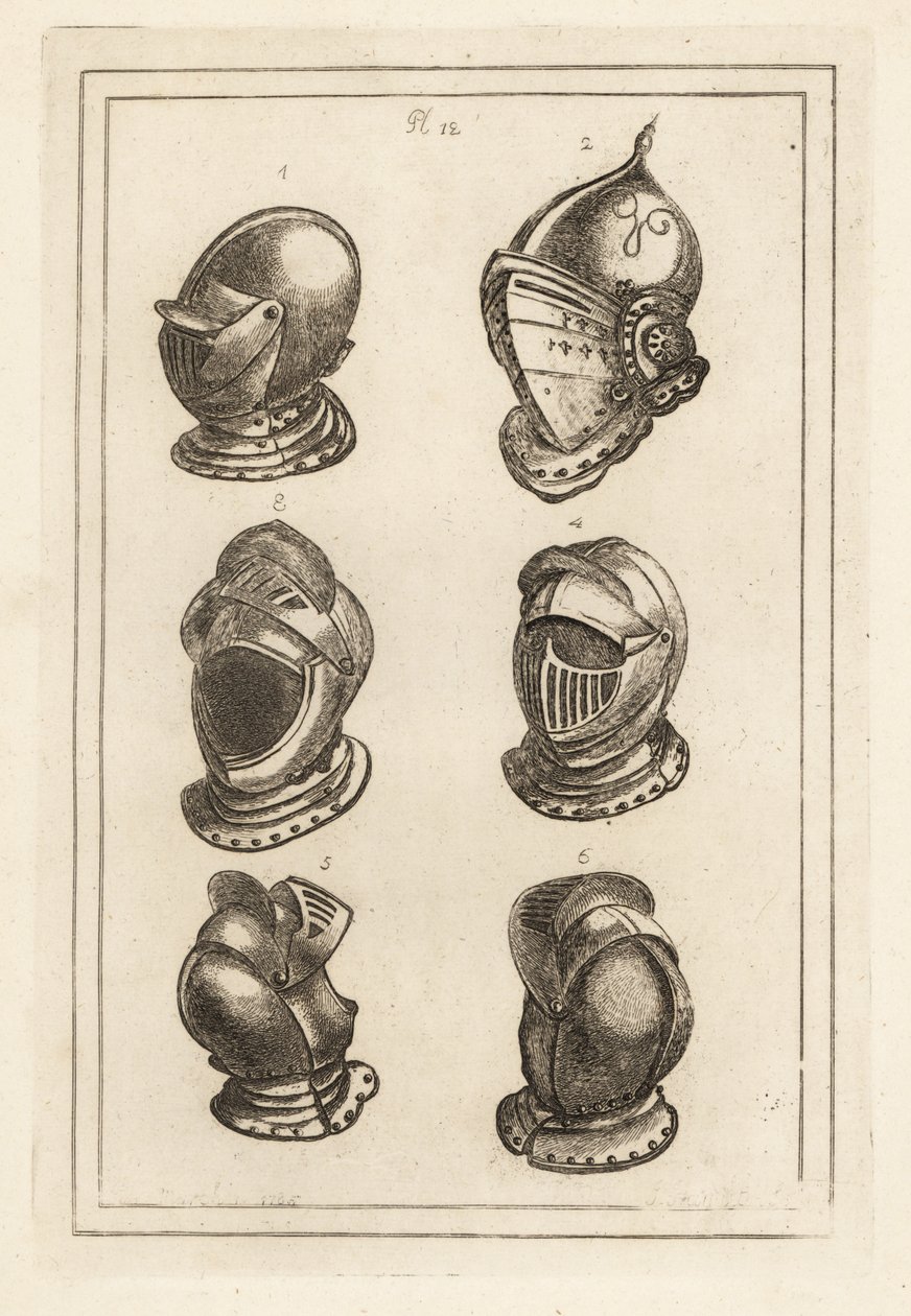 Flemish Helmets from the Armory at Breda by Unbekannt