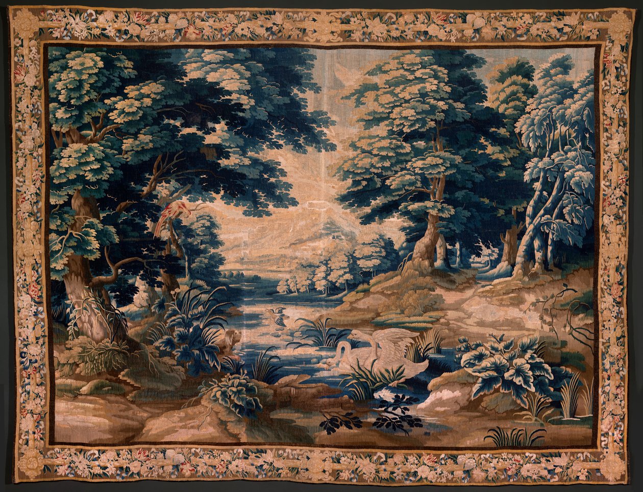 Flemish tapestry. So-called Verdure. Atelier of Oudenaarde. 340x451cm. Inv 00020 by Alec Hunter