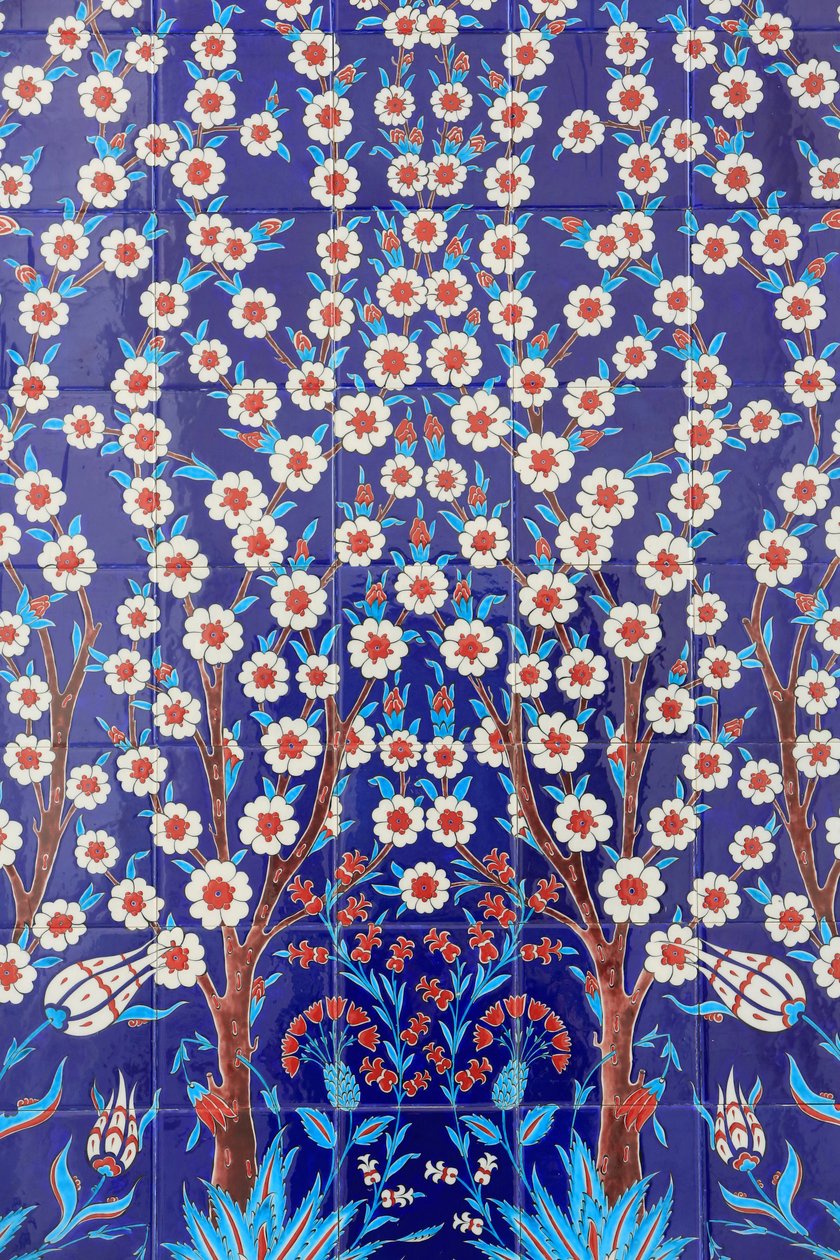 Flowers, Iznik Panels by Unbekannt