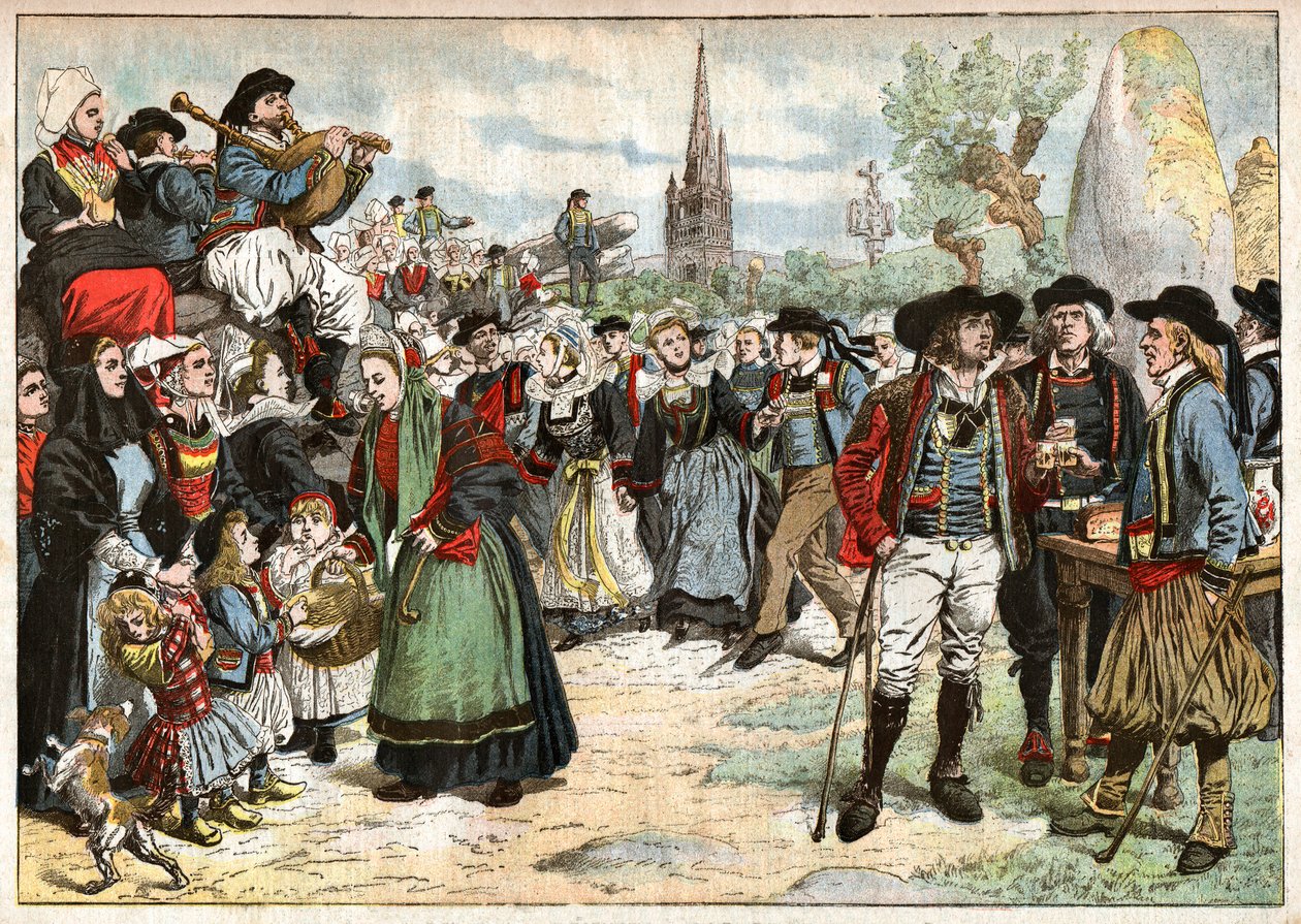 Folklore in Brittany by Nicolas Liez
