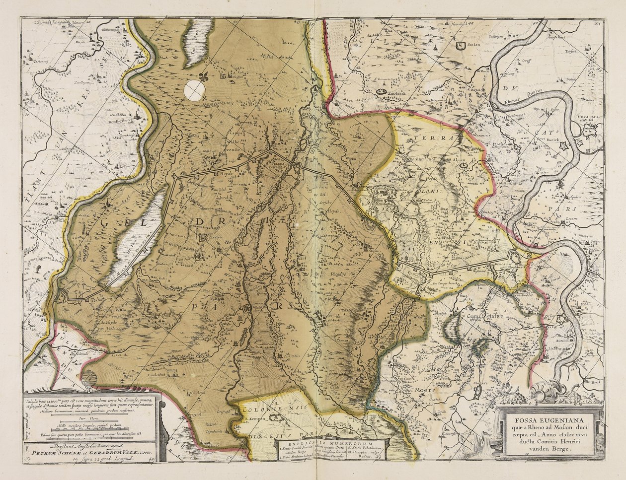 Fossa Eugeniana Begun in 1627 Under the Command of Count Hendrik van den Bergh by Unbekannter Künstler