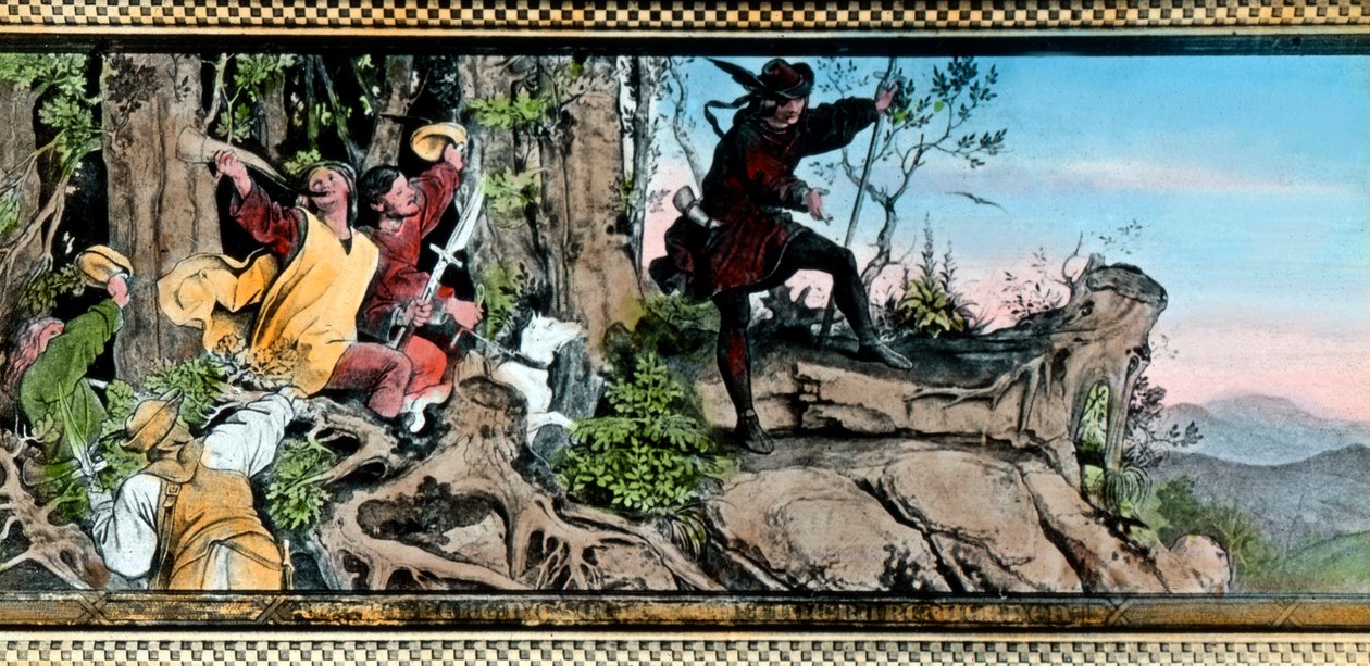 Founding of the Wartburg by Unbekannter Künstler