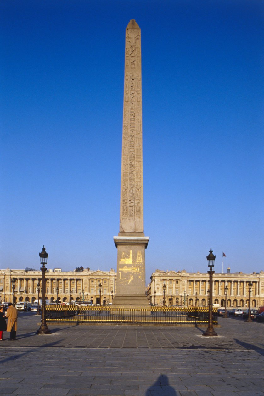 Obelisk of Luxor at the Place de la Concorde, Paris by Unbekannt