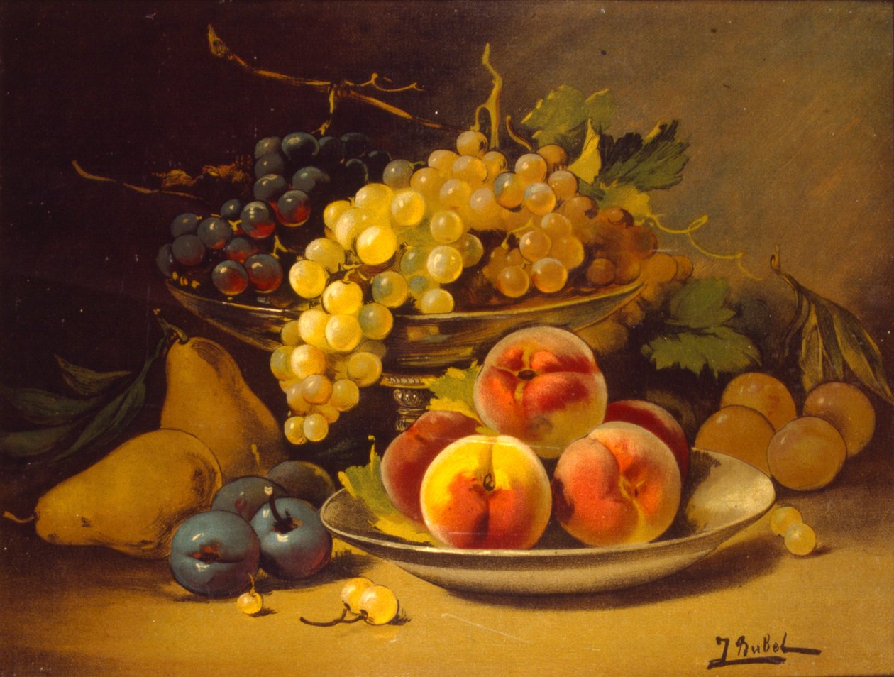 French 19th century still life painting. approx. 1870 by Unbekannter Künstler
