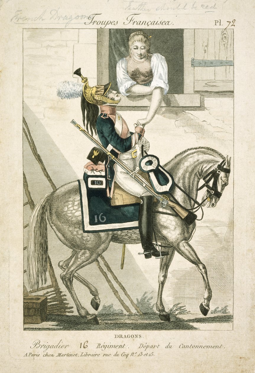 French Dragoon by Unbekannter Künstler