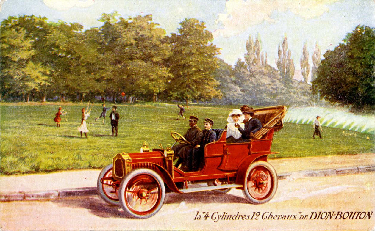 French Advertisement for De Dion-Bouton Car, c. 1904 by Unbekannter Künstler