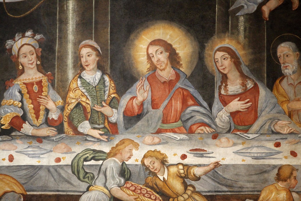 Fresco in the Basilica of Santa Caterina, Galatina, Apulia, Italy by Unbekannt