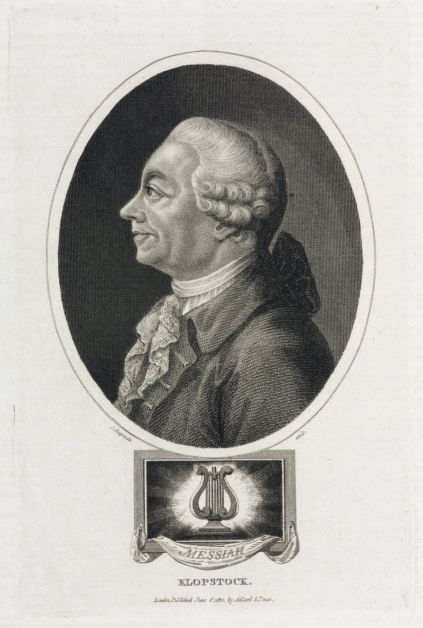Friedrich Gottlieb Klopstock, German poet by Unbekannt