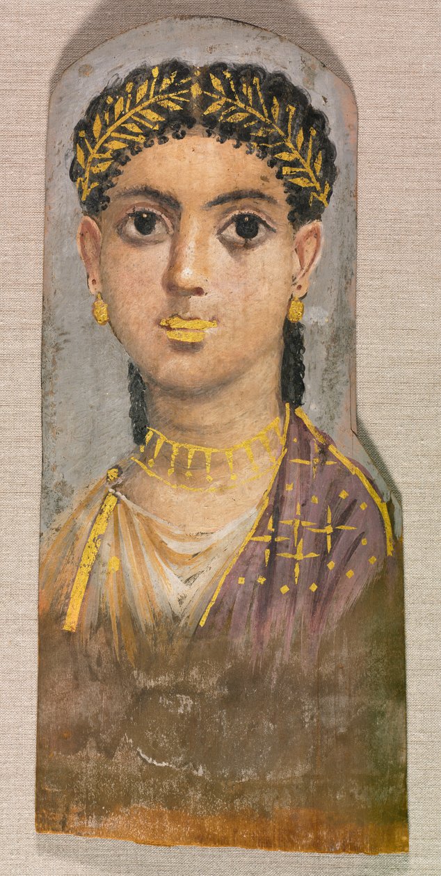 Funerary Portrait of a Young Girl, c.25-37 by Unbekannt