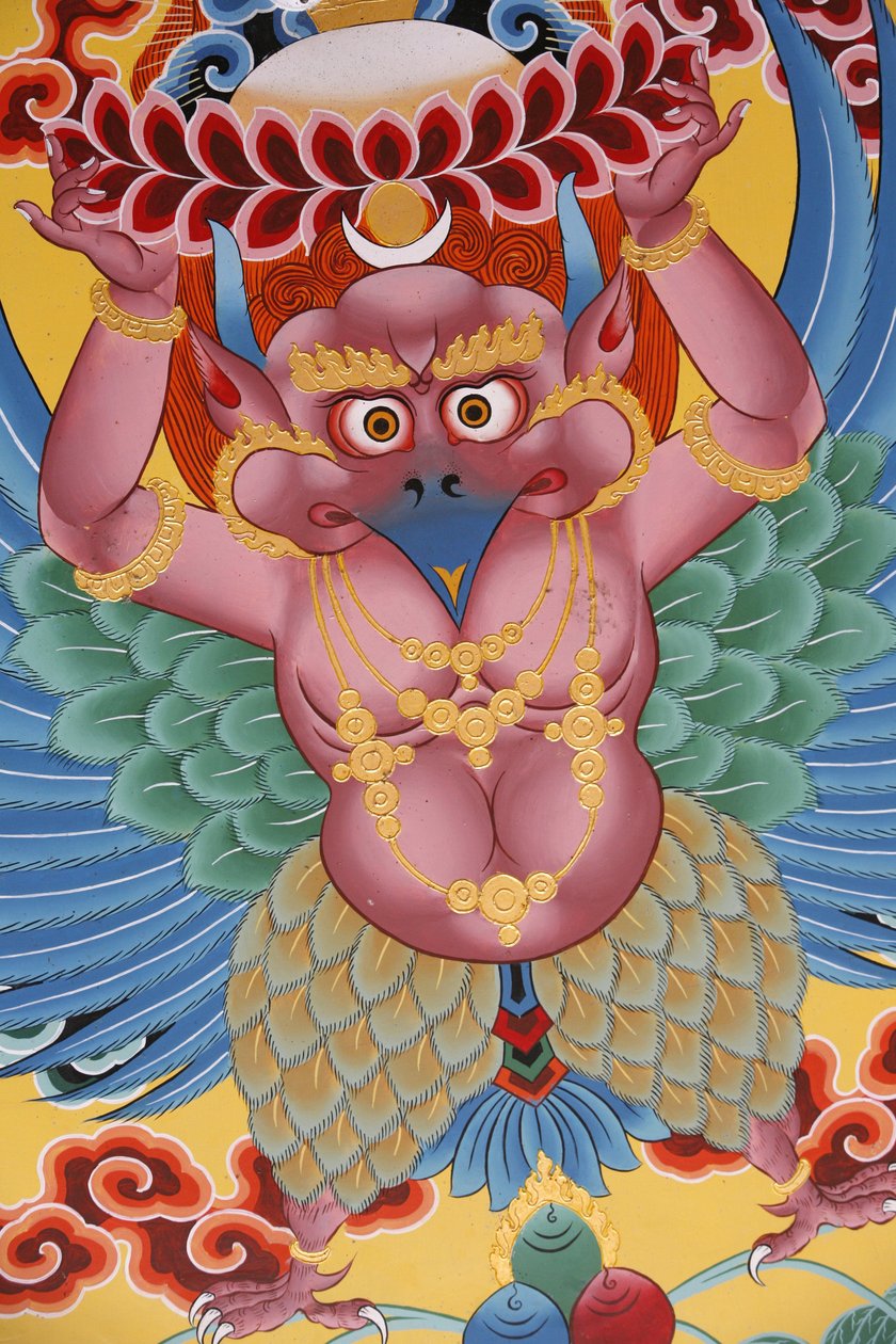Garuda, Kopan Monastery, Kathmandu, Nepal by Unbekannt