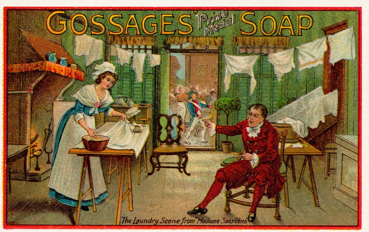 Gossages Soap - early 20th century advertisement by Unbekannter Künstler