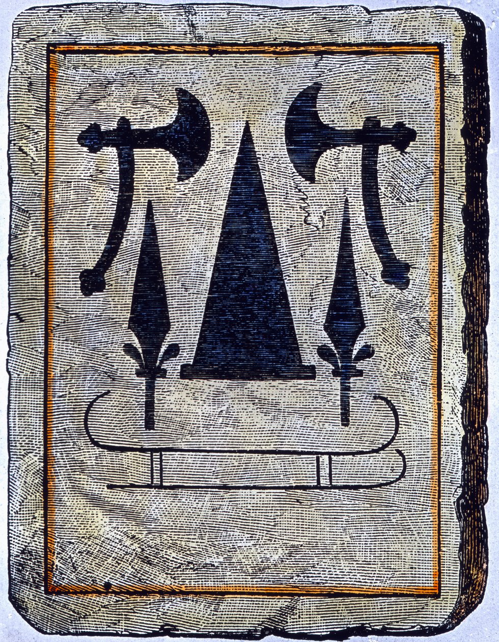Grave Plate by Unbekannter Künstler